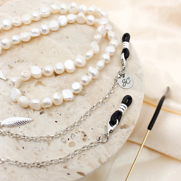 Sunny Cords - Bead It Pearl White Silver - Glasses Chain