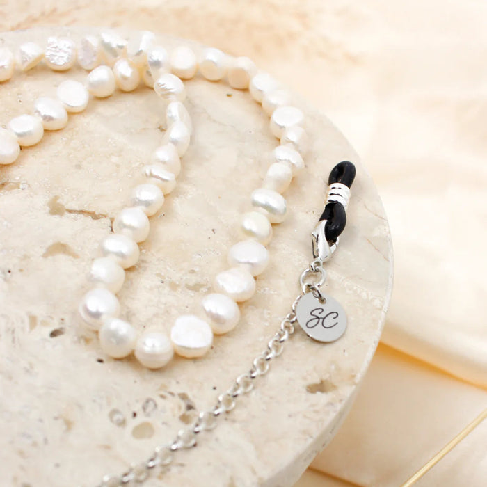 Sunny Cords - Bead It Pearl White Silver - Glasses Chain
