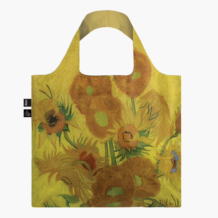 LOQI - Recycled Shopping Bag - Vincent Van Gogh - Sunflowers