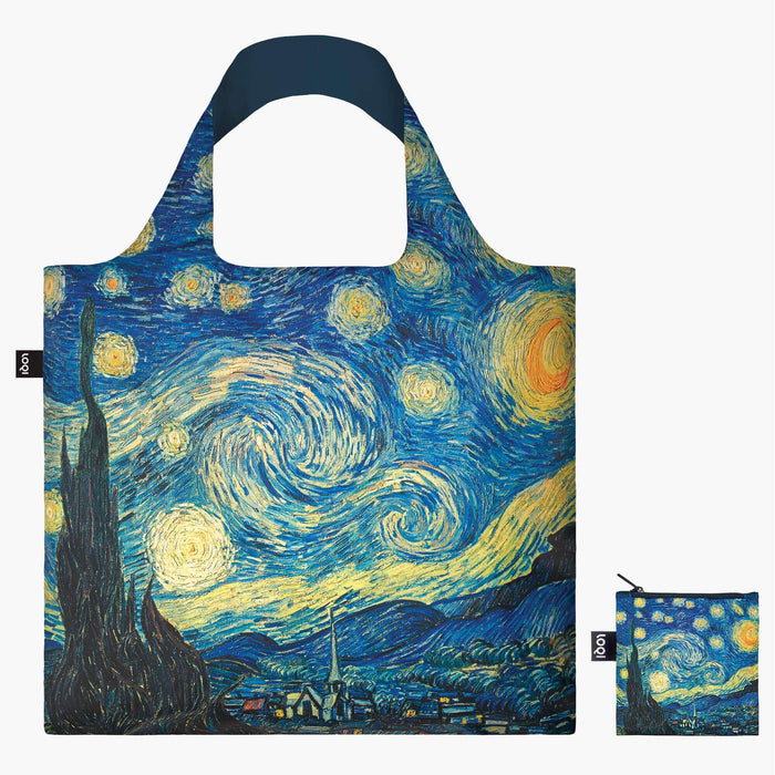 LOQI - Recycled Shopping Bag - Vincent van Gogh - Starry Night