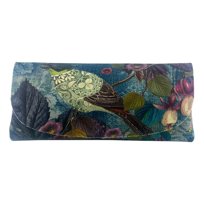 Colorathur - Velour Glasses Case - Envelope Style - Isabelle Frioux- Bird & Lace