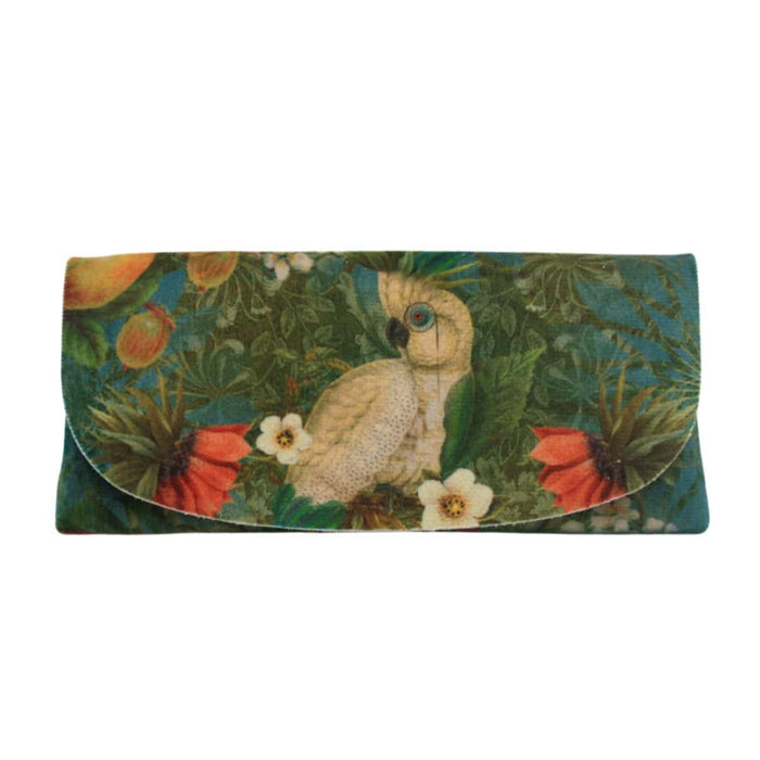 Colorathur - Velour Glasses Case - Envelope Style - Isabelle Frioux – Parrot with Glasses