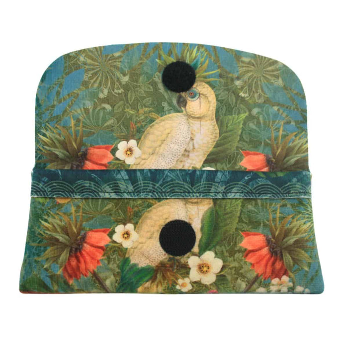 Colorathur - Velour Glasses Case - Envelope Style - Isabelle Frioux – Parrot with Glasses