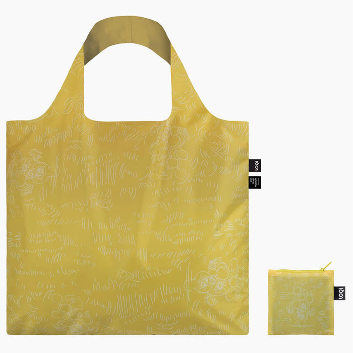 LOQI - Recycled Shopping Bag - Vincent Van Gogh - Sunflowers