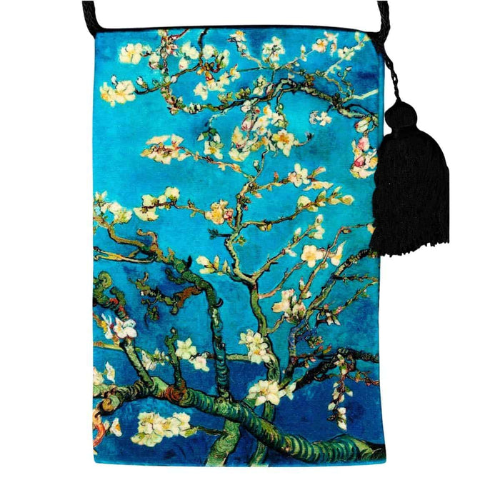 Colorathur - Velour Shoulder Pouch- Van Gogh - Almond Blossom
