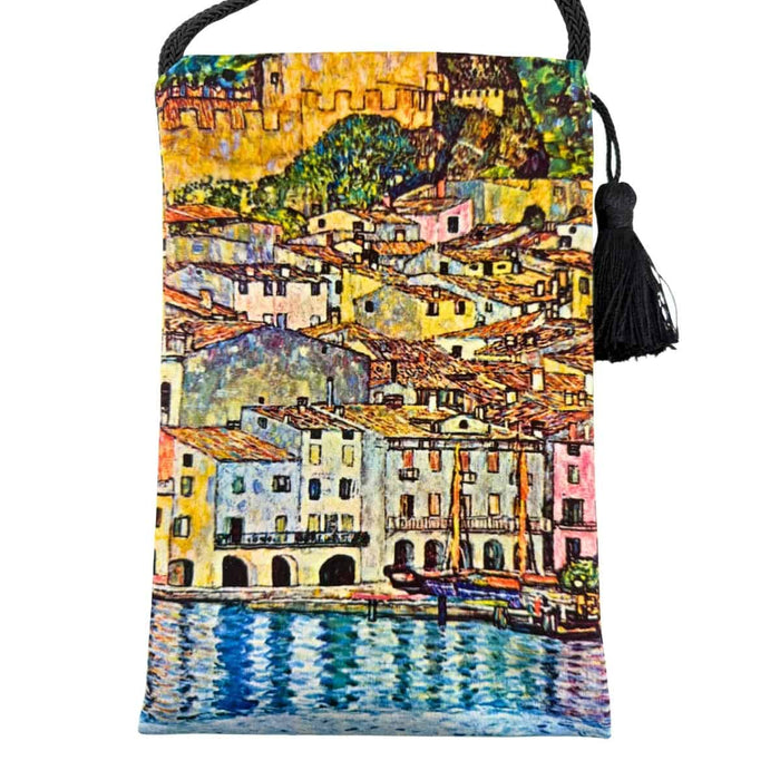 Colorathur - Velour Shoulder Pouch - Klimt - Malcesine
