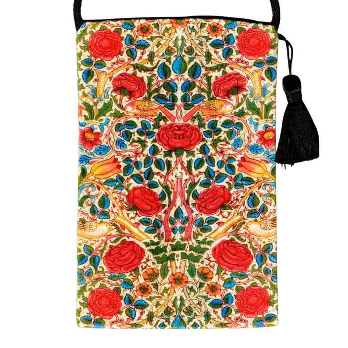 Colorathur - Velour Shoulder Pouch- Morris -Rose