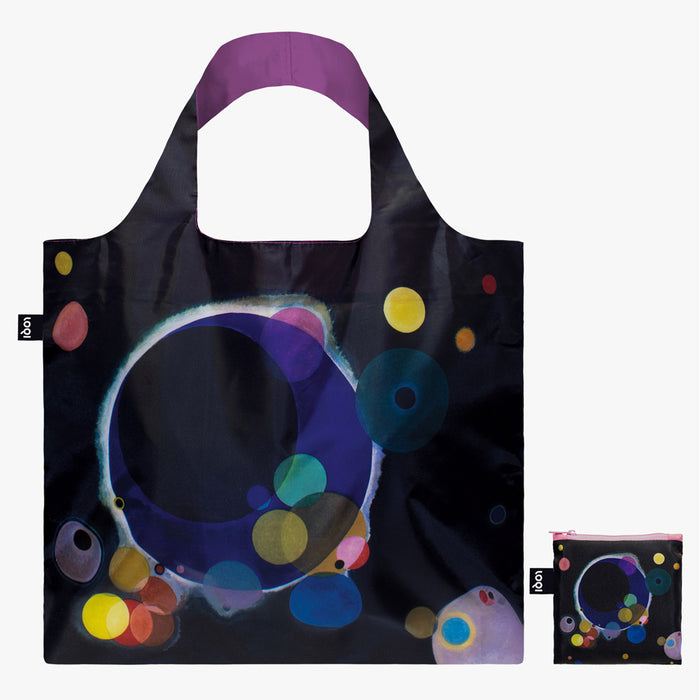 LOQI - Recycled Shopping Bag - Wassily Kandinksy - Several Circles