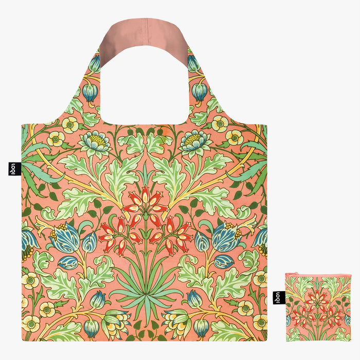 LOQI - Recycled Shopping Bag - William Morris - Hyacinth