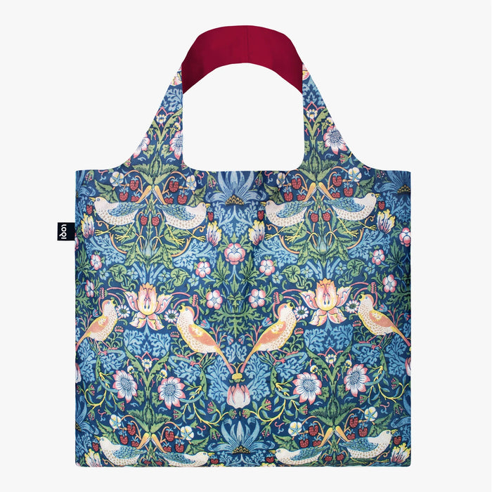 LOQI - Recycled Shopping Bag - William Morris - The Strawberry Thief