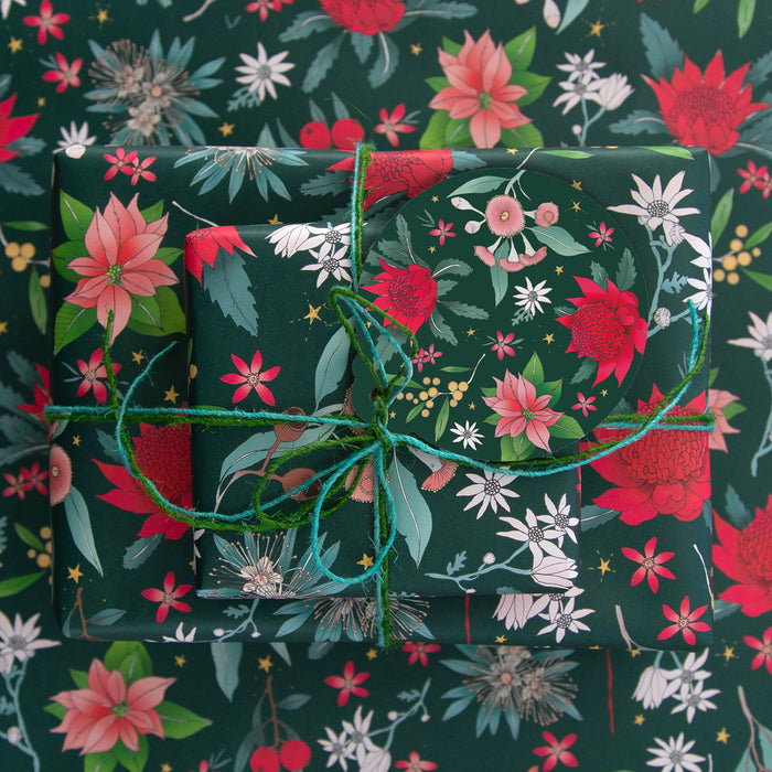 Victoria McGrane - Christmas Wrapping Paper (Folded) - Festive Floral