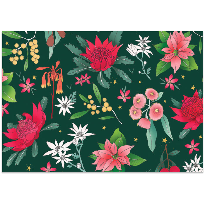 Victoria McGrane - Christmas Wrapping Paper (Folded) - Festive Floral