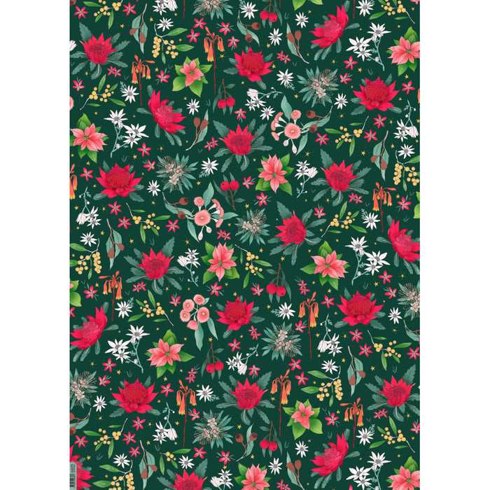 Victoria McGrane - Christmas Wrapping Paper (Folded) - Festive Floral