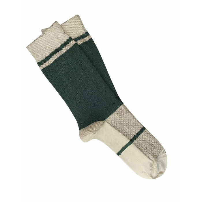 Tightology - Waffle - Cotton Socks - Olive & Chino