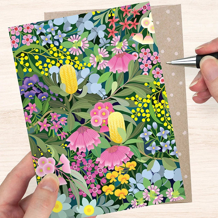 Claire Ishino - Greeting Card - Where Flowers Bloom