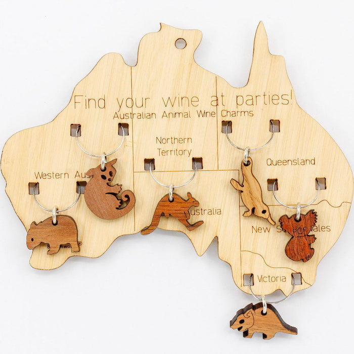 Buttonworks - Wine Glass Charms - Animals
