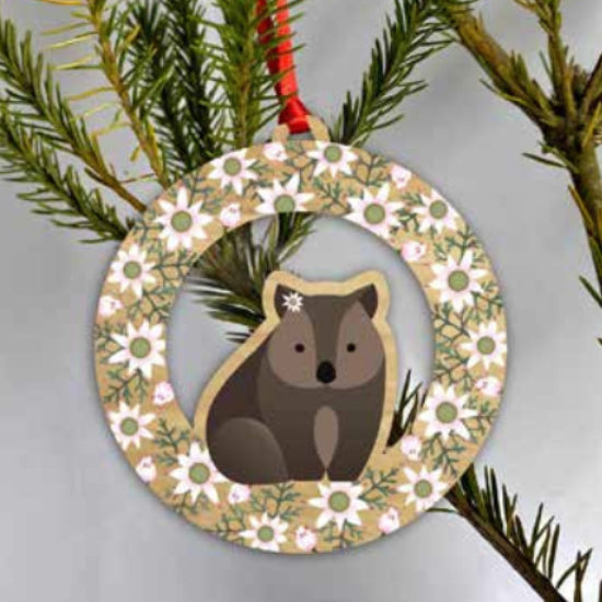 Go Do Good - Christmas Ornament - Wombat