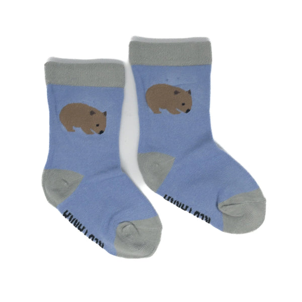 Red Parka - Baby Socks - Wombat