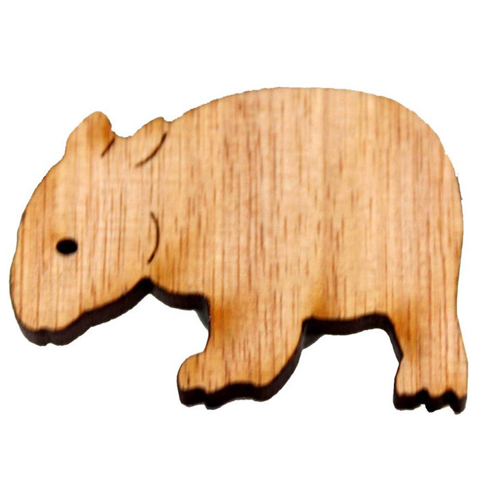 Buttonworks - Timber Magnet - Wombat