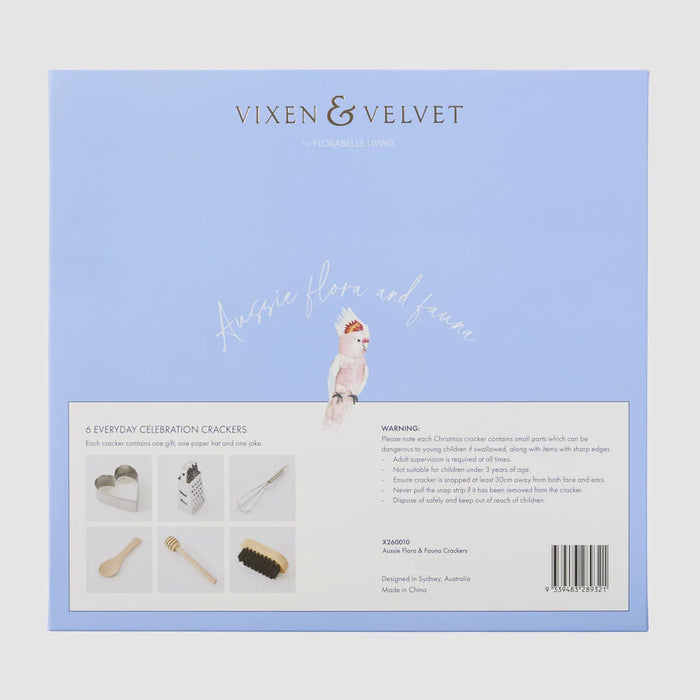 Velvet & Vixen - Aussie Flora & Fauna Christmas Crackers
