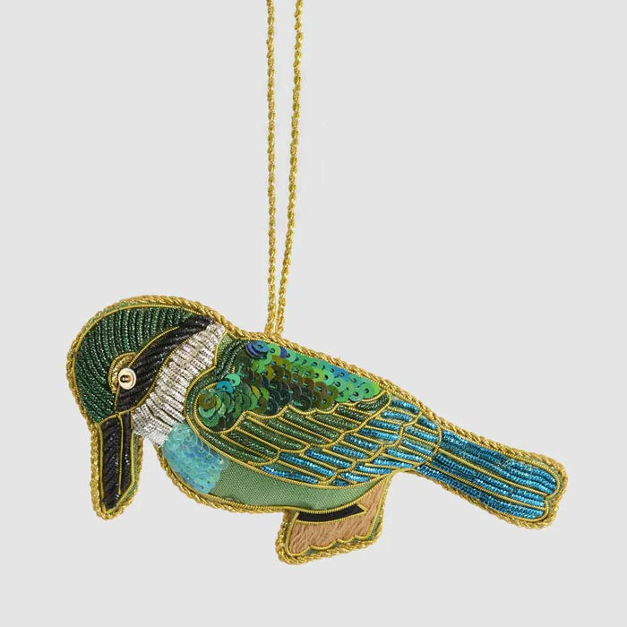 Velvet & Vixen - Christmas Tree Decoration - Kingfisher