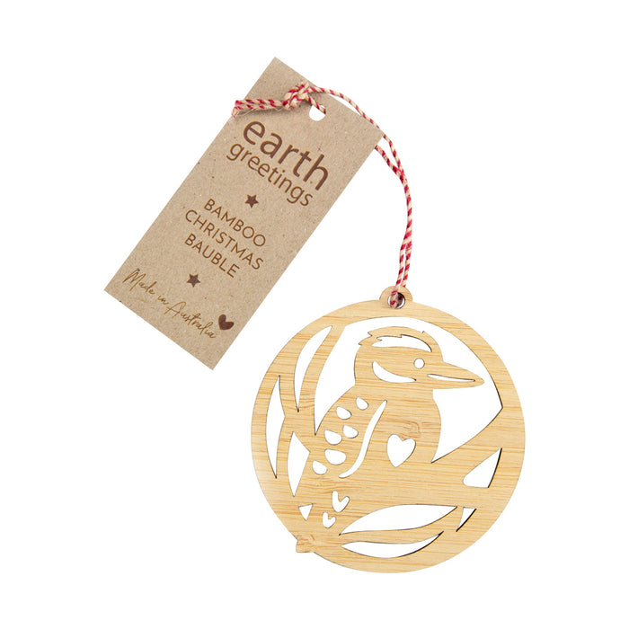 Earth Greetings - Bamboo Bauble - Kookaburra Cackle