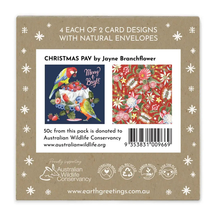 Victoria McGrane - Christmas Gift Cards - Pack of 8 - Christmas Pav