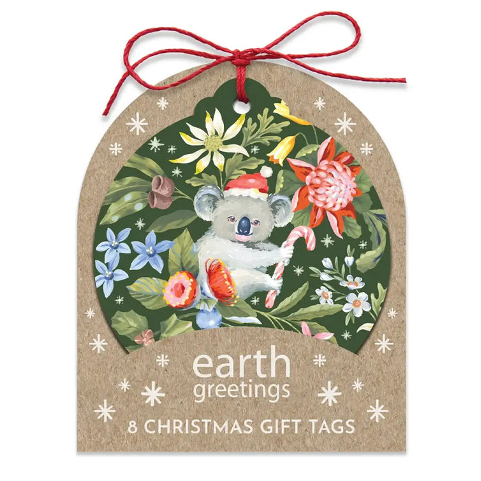 Jayne Branchflower - Christmas Gift Tags (Set of 8) - Christmas Koala