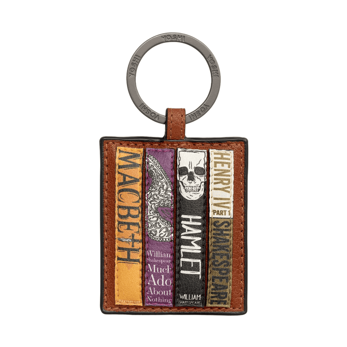 Yoshi Leather - Bookworm Keyring - Shakespeare