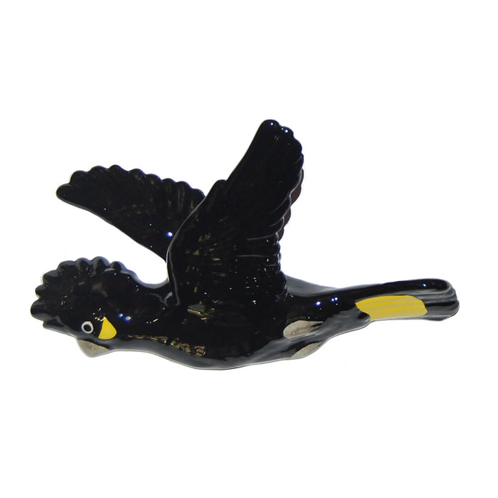 Studio Australia - Wall Birds - Set of 3 - Yellow Tailed Black Cockatoos