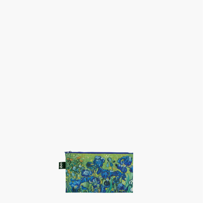 LOQI - Set of 3 Recycled Zip Pockets - Vincent Van Gogh