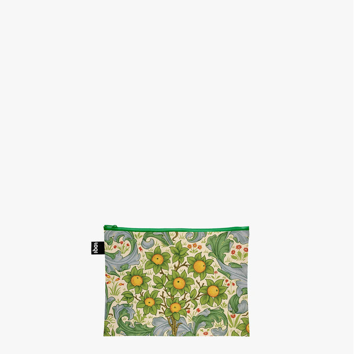 LOQI - Set of 3 Recycled Zip Pockets - William Morris