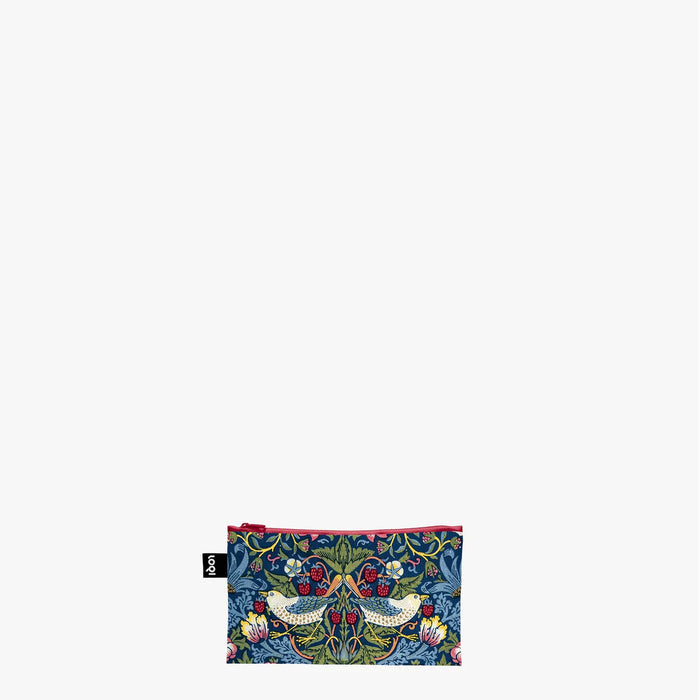 LOQI - Set of 3 Recycled Zip Pockets - William Morris