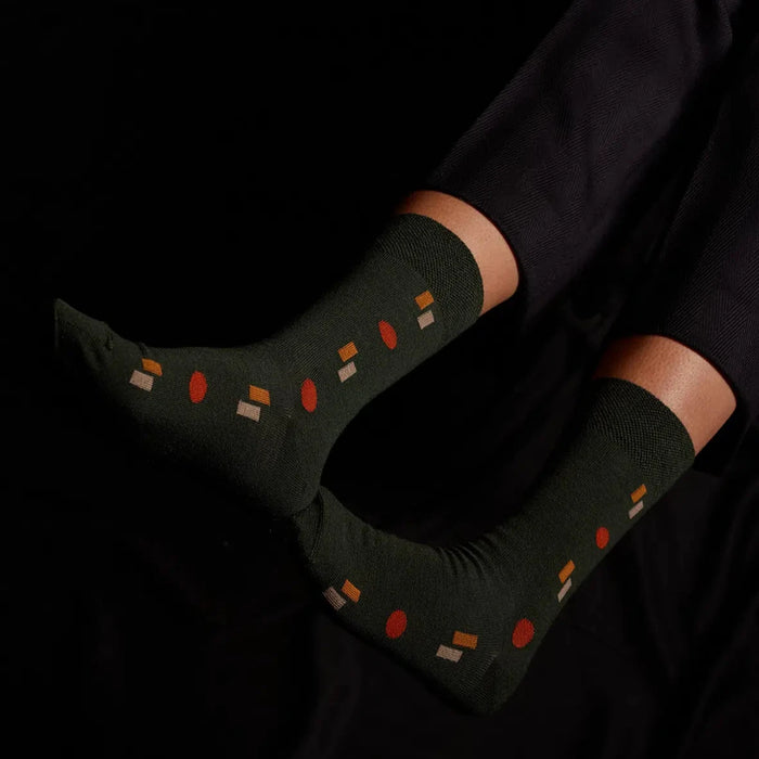 Tightology - Zen - Merino Wool Socks - Green