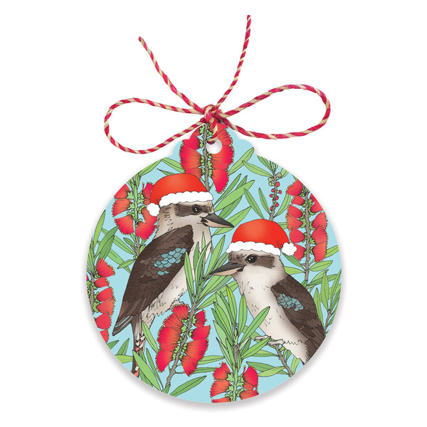 Victoria McGrane - Christmas Gift Tags - Pack of 8 - Jolly Kookaburras