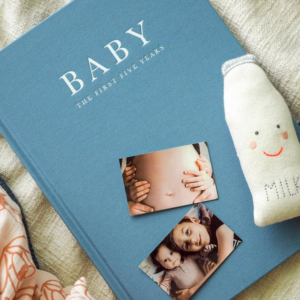 Write To Me - Baby Journal - The First Five Years - Blue