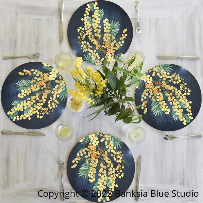 Banksia Blue - Placemat - Golden Spirit