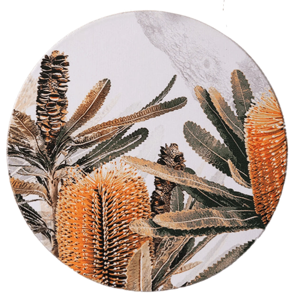 Banksia Blue - Coaster - Banyula Banksia