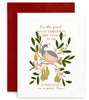 Bespoke Letterpress - Christmas Greeting Card - On the first day of Christmas