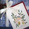 Bespoke Letterpress - Christmas Greeting Card - On the first day of Christmas