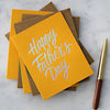 Bespoke Letterpress - Greeting Card - Happy Fathers' Day Holographic