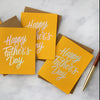 Bespoke Letterpress - Greeting Card - Happy Fathers' Day Holographic