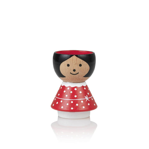 Lucie Kaas - Bordfolk Egg Cup - Andrea - Red