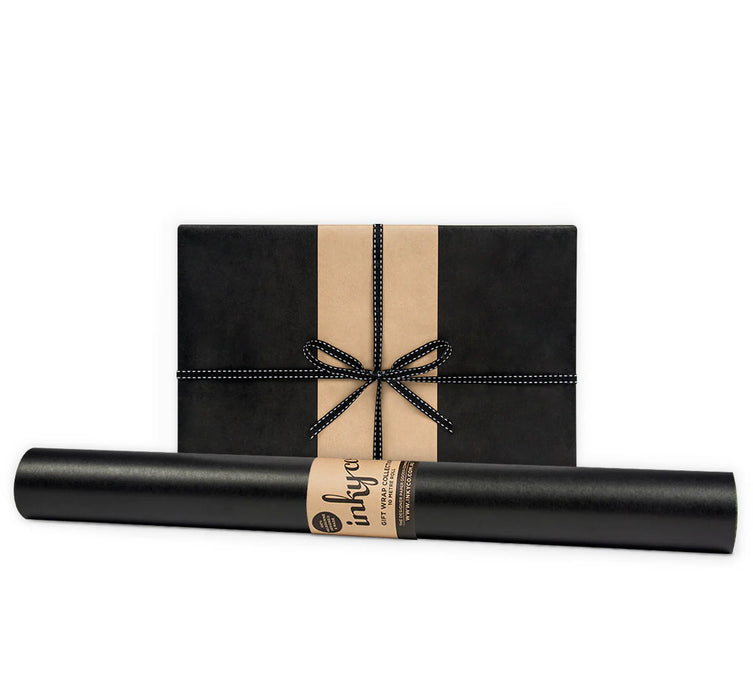 Inky Co - Kraft Roll Wrap - Black