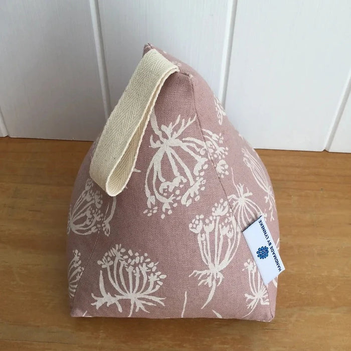 Handmade by Lynneke - Wheat & Lavender Door Stopper - Blooming Thistle - Rose