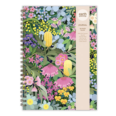 Claire Ishino - Large Blank Journal - Where Flowers Bloom - A4