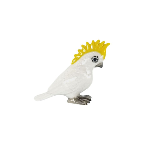 Ceramic Bird - Sulphur Crested Cockatoo