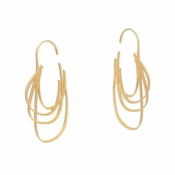 inSync Design - Echo Hoop Earrings - Gold Plated