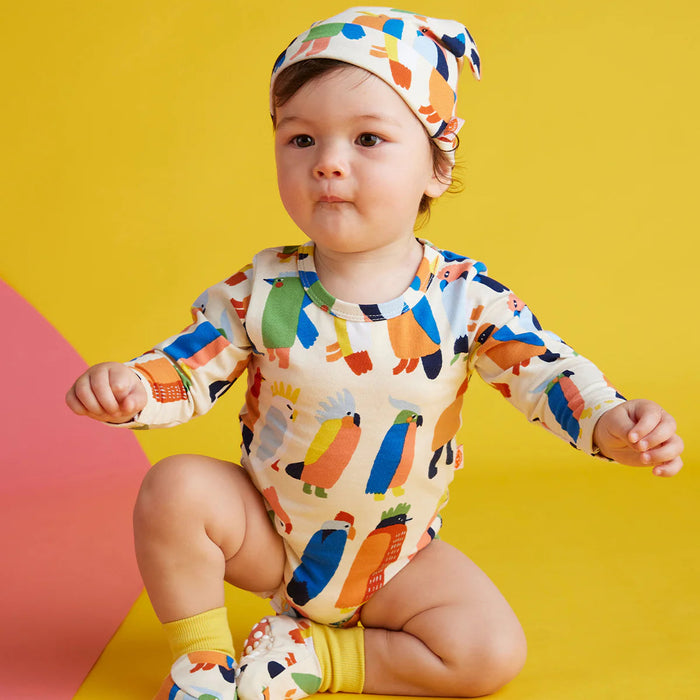 Halcyon Nights - Lunar Baby Hat (Beanie with ears) - Flamin' Galah