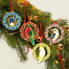 Go Do Good - Christmas Bird on Wreath Ornament - King Parrot